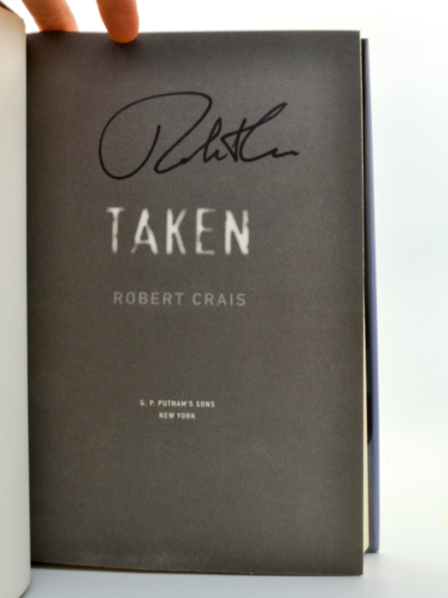 Crais, Robert - Taken - SIGNED | signature page