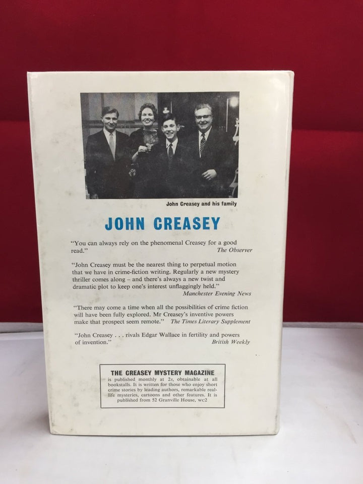Creasey, John - The Mountain of the Blind | back cover