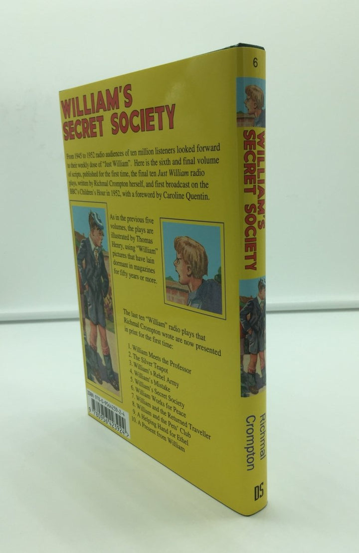 Crompton, Richmal - William's Secret Society | back cover