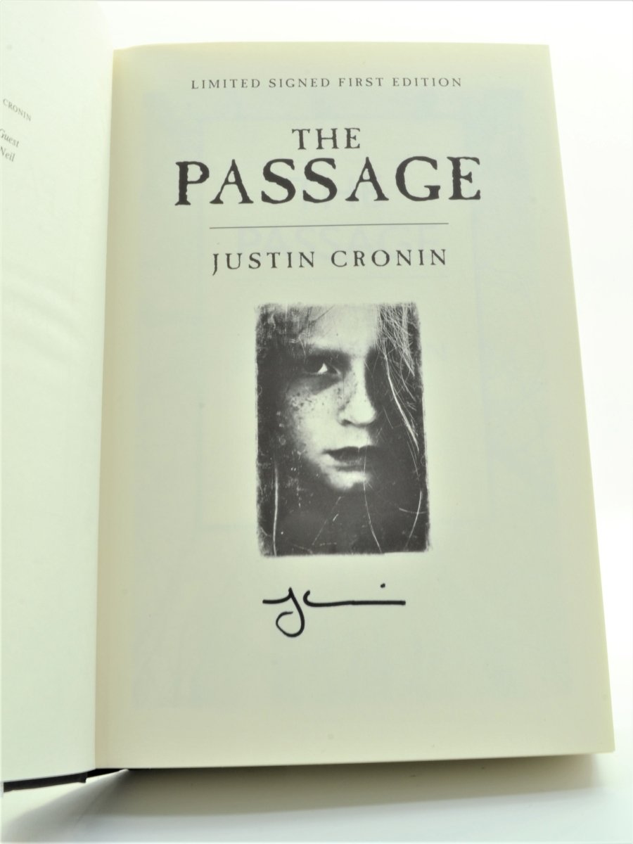 Cronin, Justin - The Passage - SIGNED | back cover