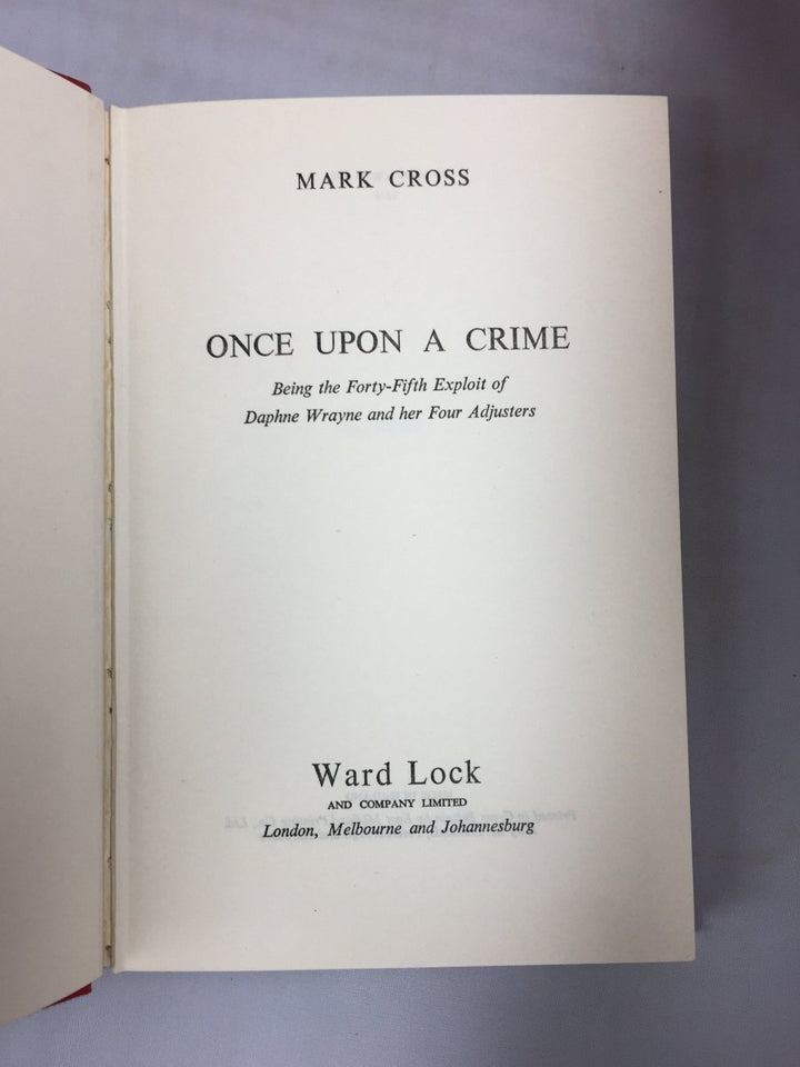 Cross, Mark - Once Upon a Crime | sample illustration
