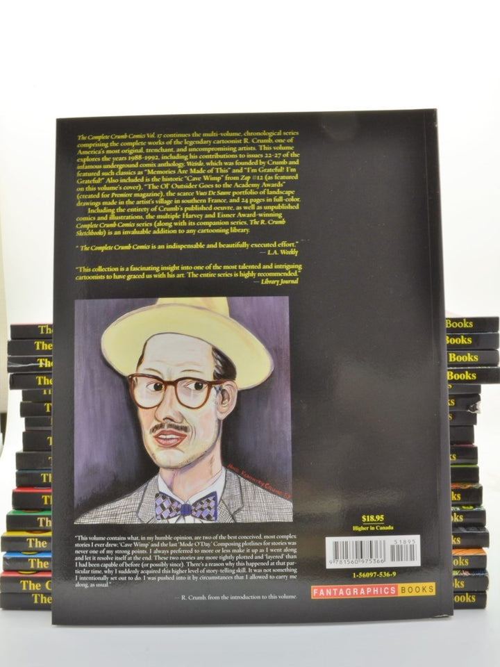Crumb, Robert - The Complete Crumb Comics ( 17 volumes ) | back cover