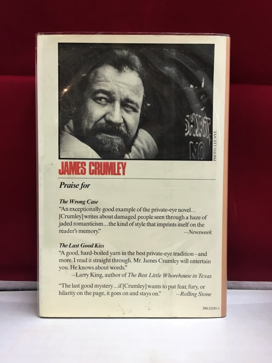 Crumley, James | back cover