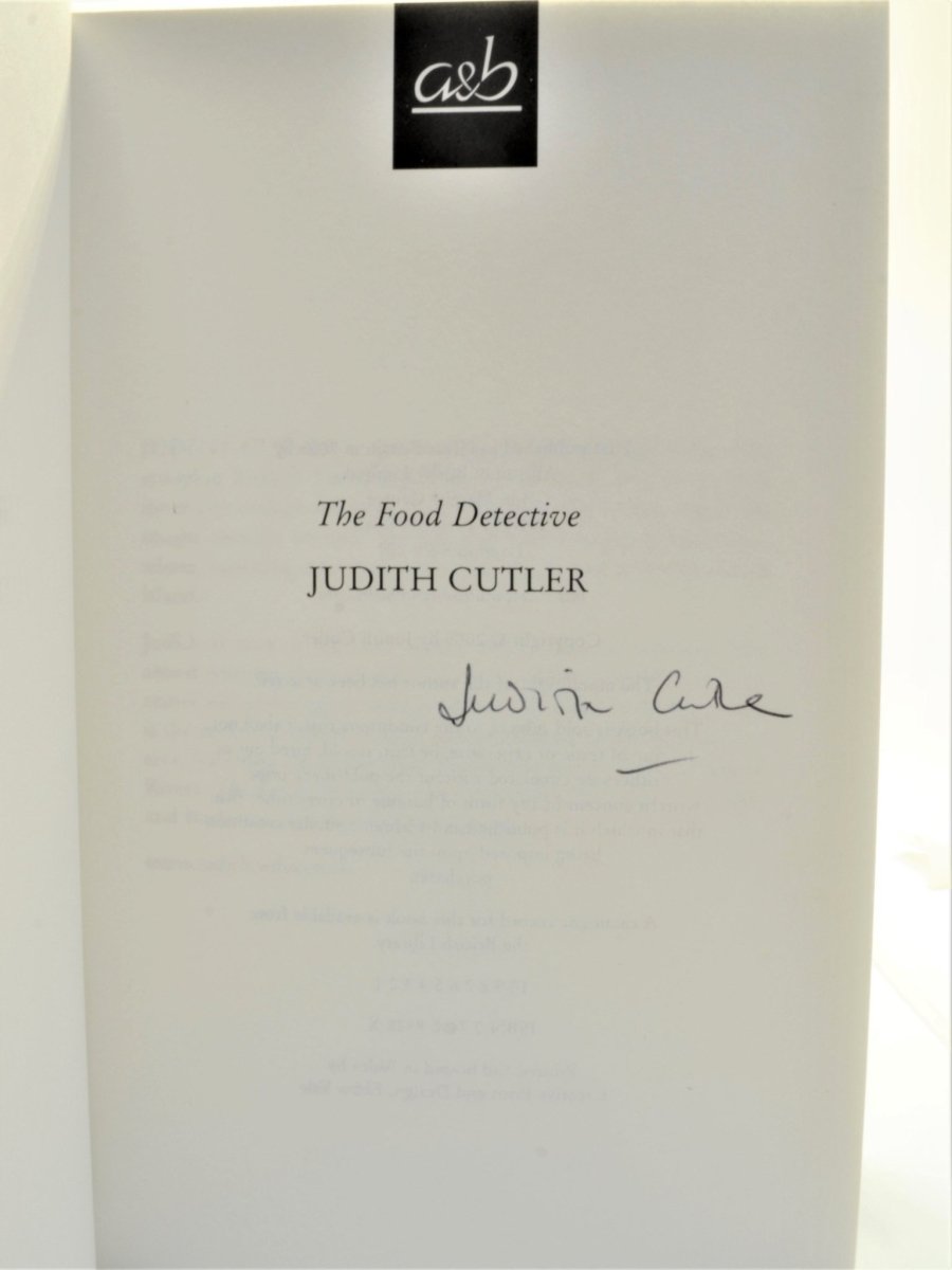 Cutler, Judith - The Food Detective - SIGNED | image4