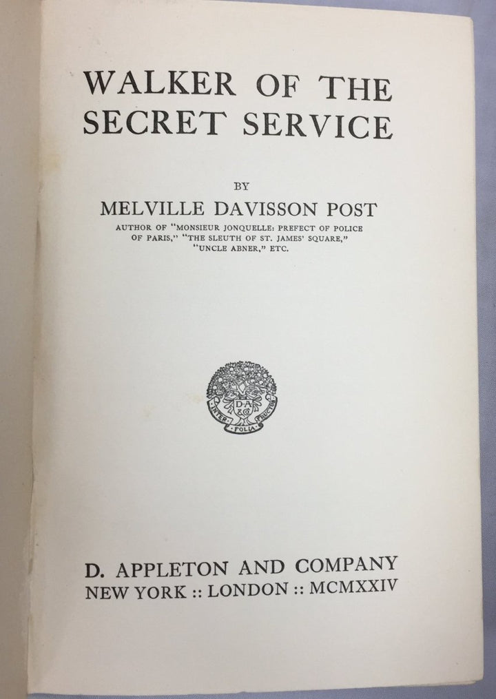 Davisson Post, Melville | back cover