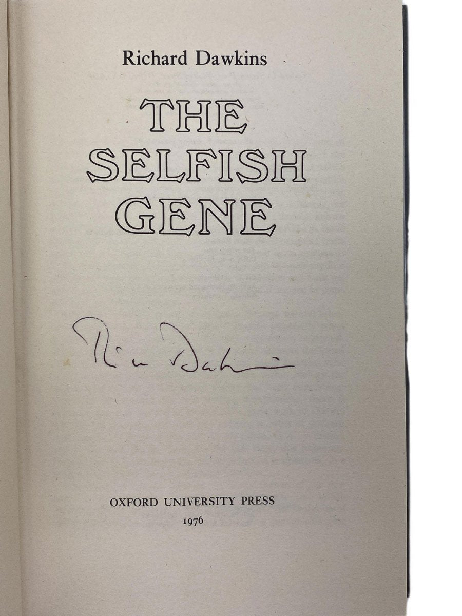 Dawkins, Richard - The Selfish Gene - SIGNED | signature page