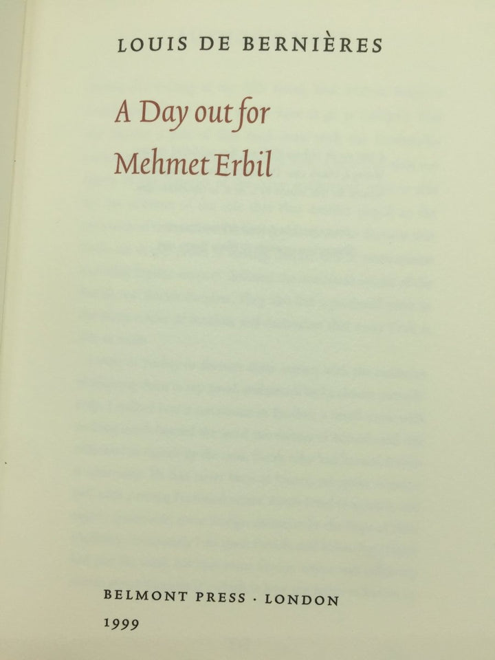 De Bernieres, Louis - A Day Out for Mehmet Erbil | image4