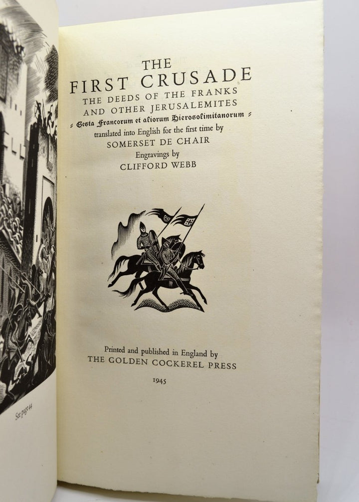 De Chair, Somerset - The First Crusade | back cover