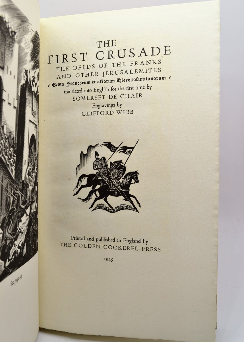 De Chair, Somerset - The First Crusade | back cover