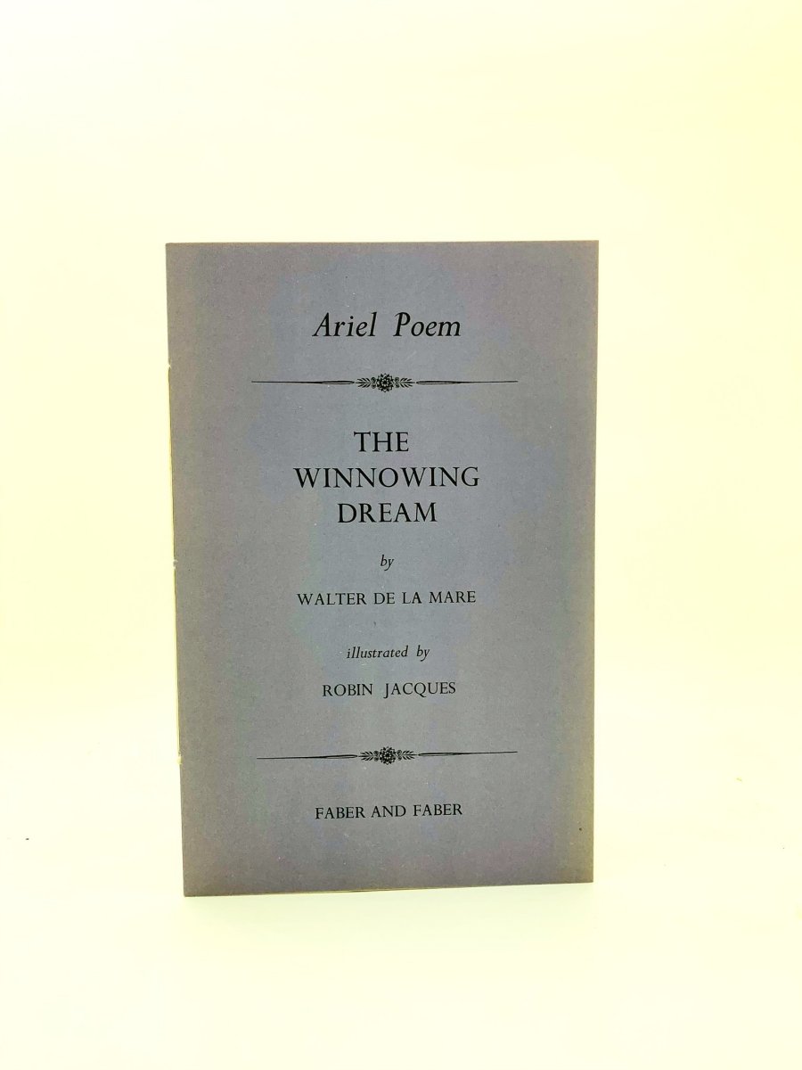 de la Mare, Walter - The Winnowing Dream | front cover