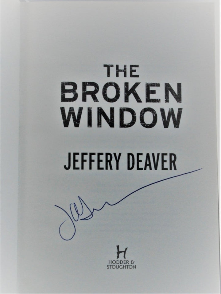 Deaver, Jeffery - The Broken Window - SIGNED | image5