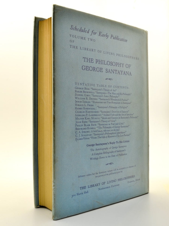 Dewy, John - The Philosophy of John Dewey | back cover