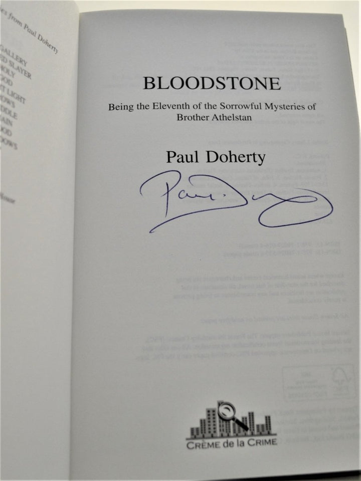 Doherty, Paul - Bloodstone - SIGNED | image5