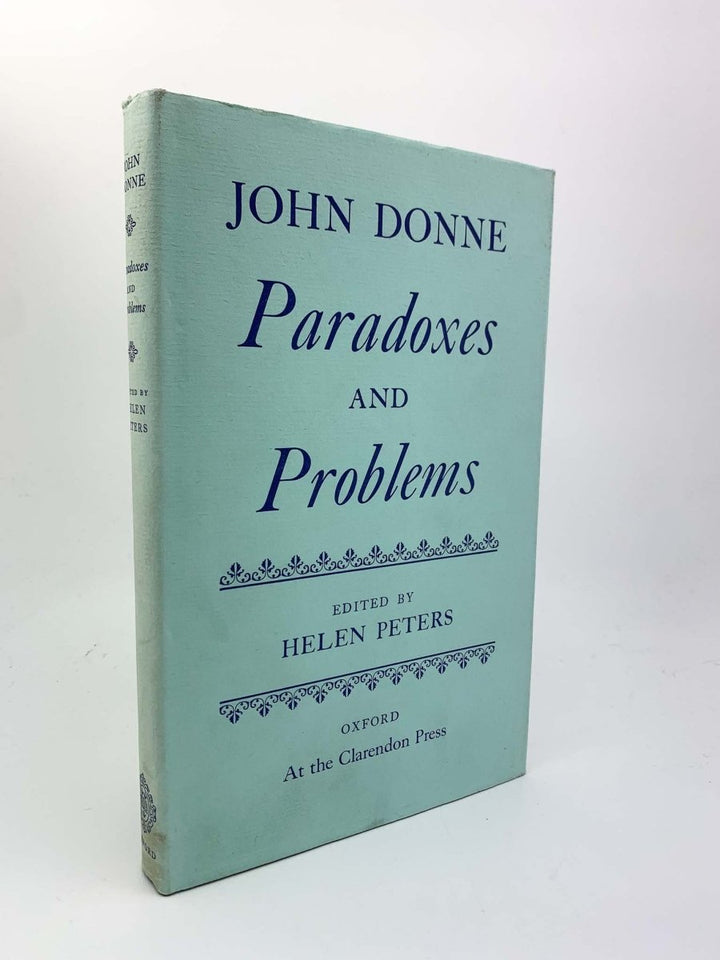 Donne, John - Paradoxes and Problems | front cover