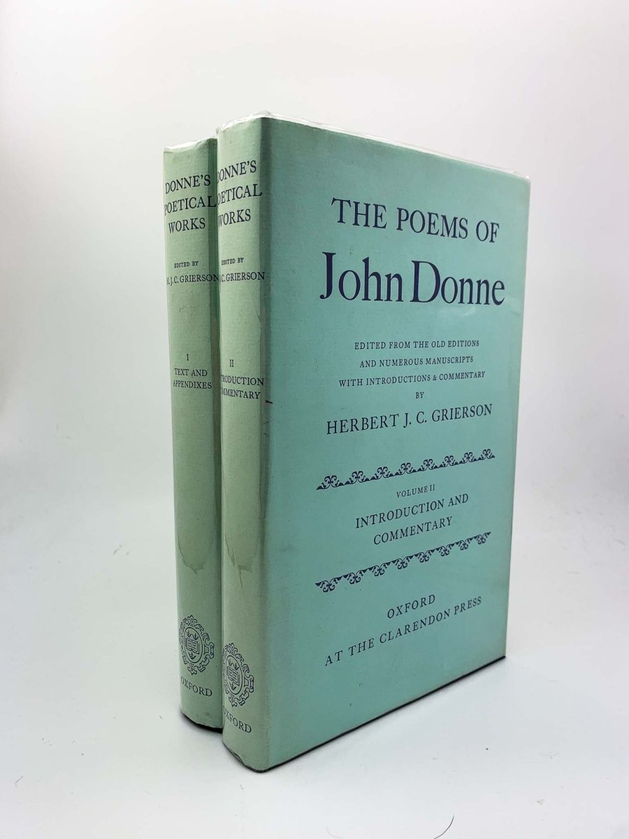 Donne, John - The Poems of John Donne in two volumes | front cover