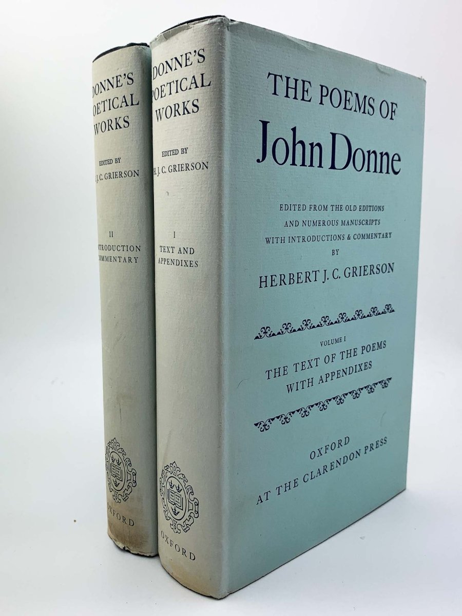 Donne, John - The Poems of John Donne ( two volumes ) | front cover