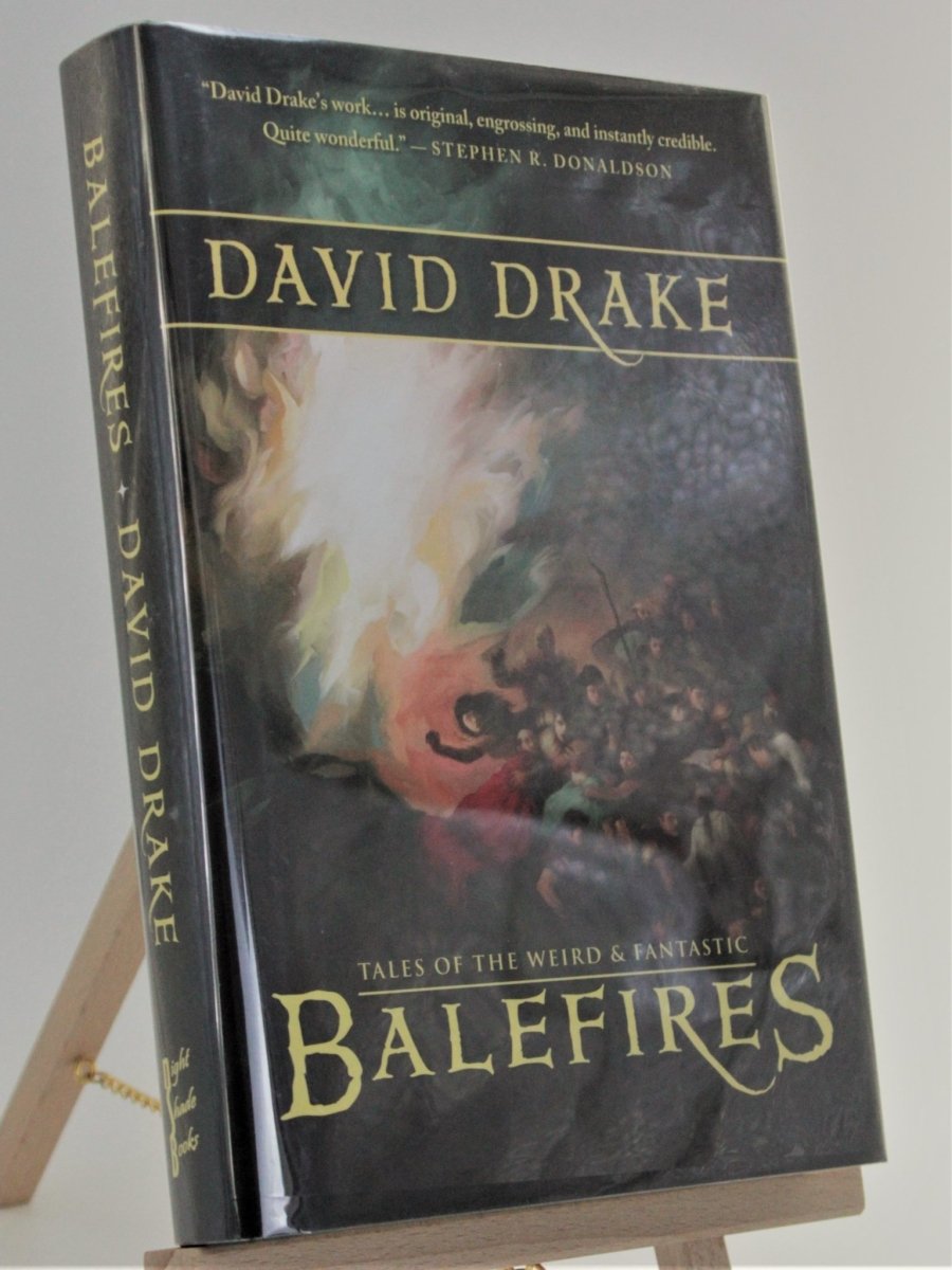 Drake, David - Balefires - SIGNED | front cover