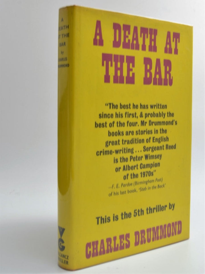 Drummond, Charles - A Death at the Bar - SIGNED | front cover