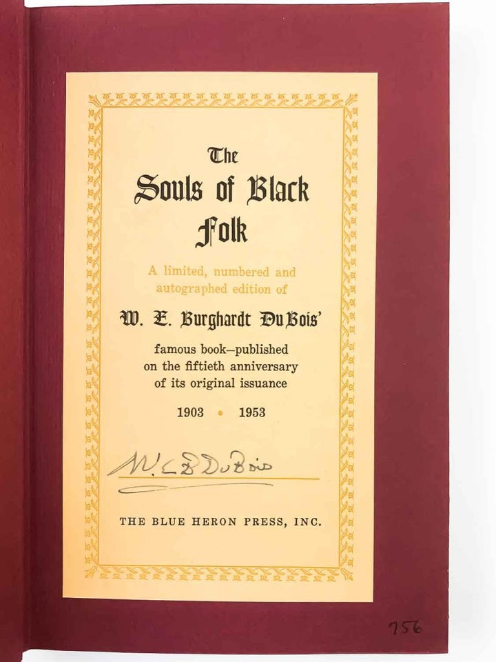 Du Bois, W.E.B. - The Souls of Black Folk - Essays and Sketches - SIGNED | image4