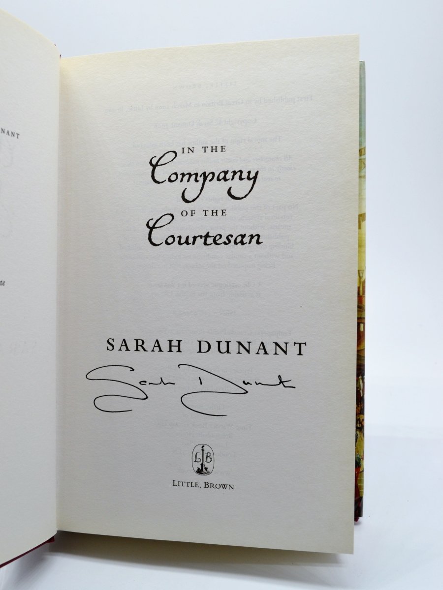 Dunant, Sarah - In the Company of the Courtesan | back cover