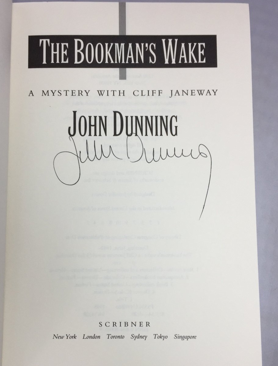 Dunning, John - The Bookman's Wake | sample illustration