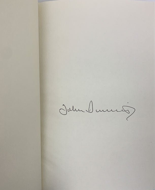 Dunning, John - The Sign of the Book - SIGNED | signature page