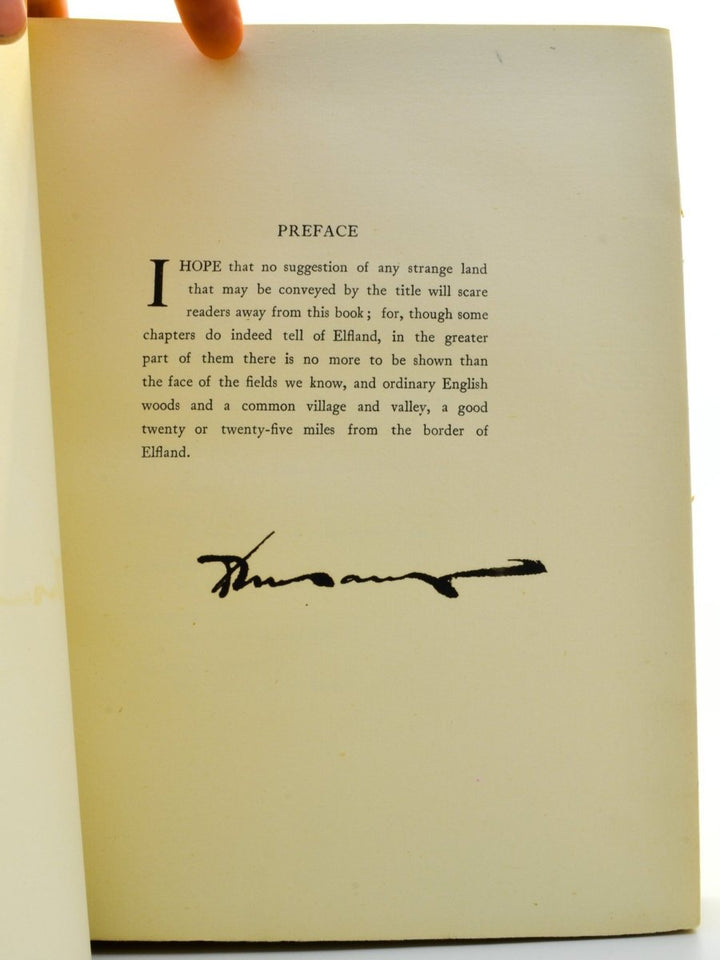 Dunsany, Lord - The King of Elfland's Daughter - SIGNED | signature page