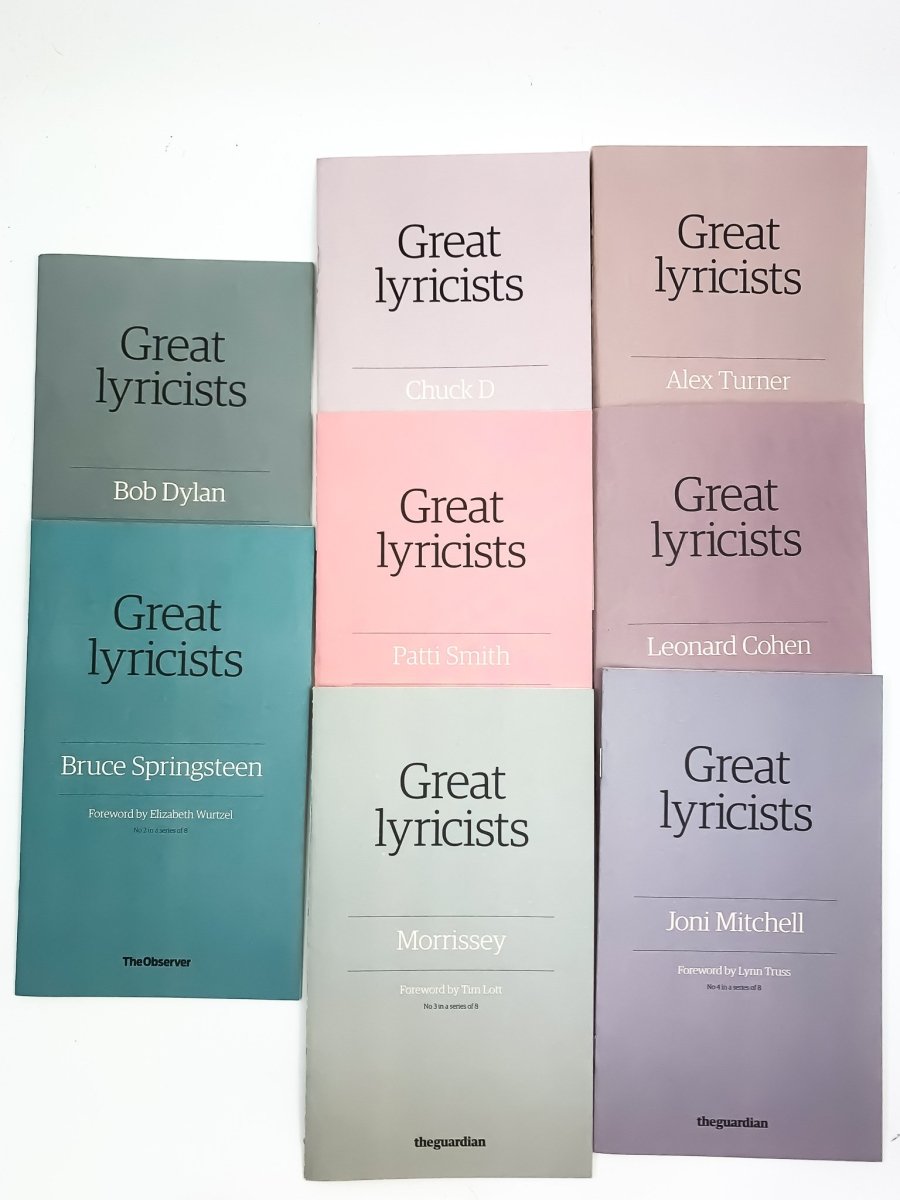Dylan, Bob ; Smith - Great Lyricists - 8 pamphlet set. | image1