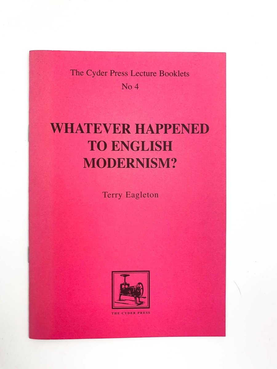 Eagleton, Terry - Whatever Happened to English Modernism ? | image1