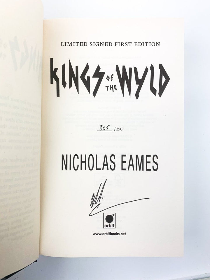 Eames, Nicholas - Kings of the Wild - SIGNED, LIMITED edition | signature page