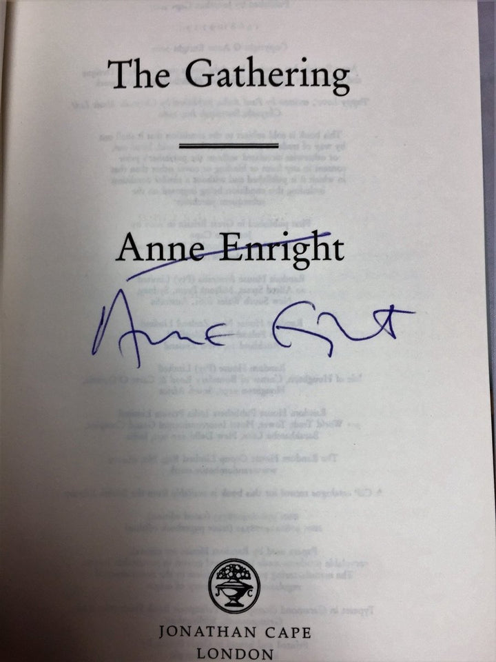 Enright, Anne | back cover