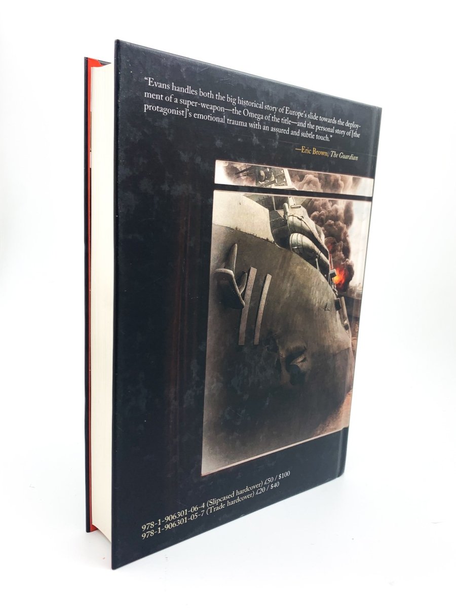 Evans, Christopher - Omega - SIGNED | back cover