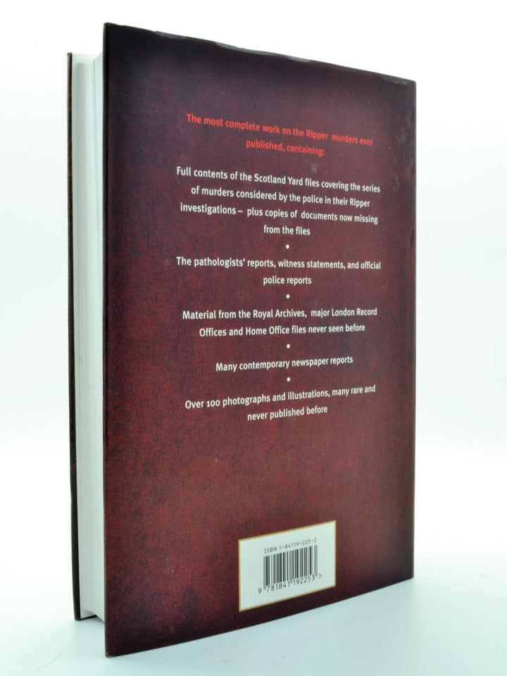 Evans, Stewart P & Skinner, Keith - The Ultimate Jack the Ripper Sourcebook | back cover