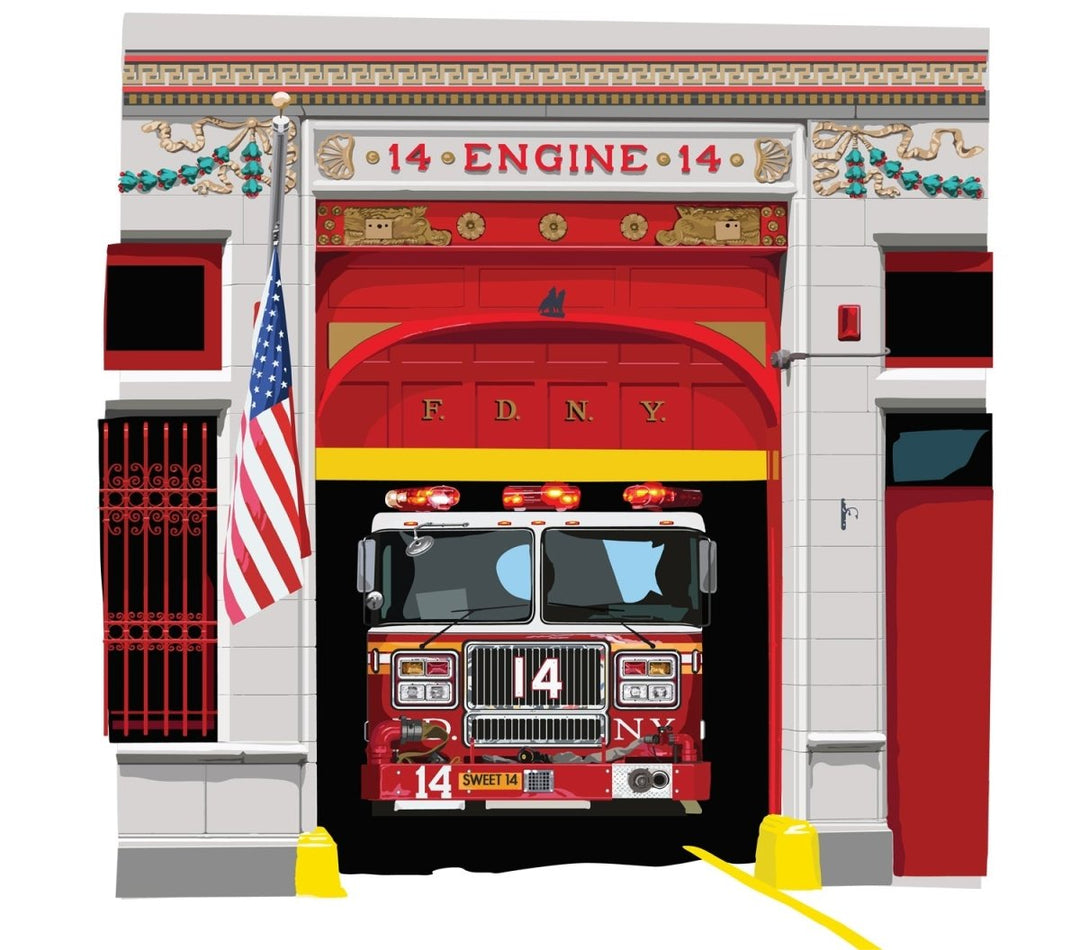 F.D.N.Y. Engine 14 | image1 | Signed Limited Edtion Print