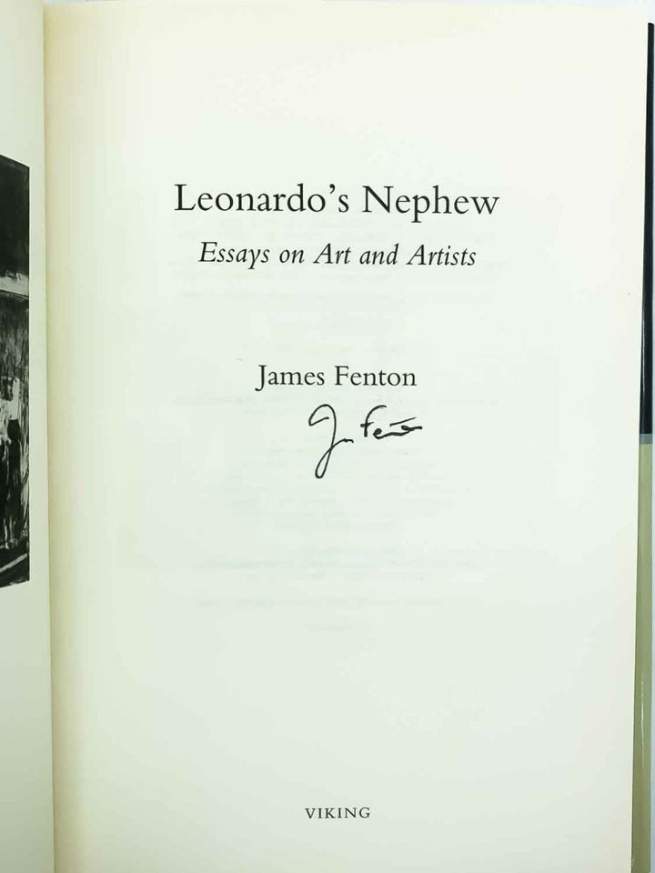 Fenton, James - Leonardo's Nephew - SIGNED | image3