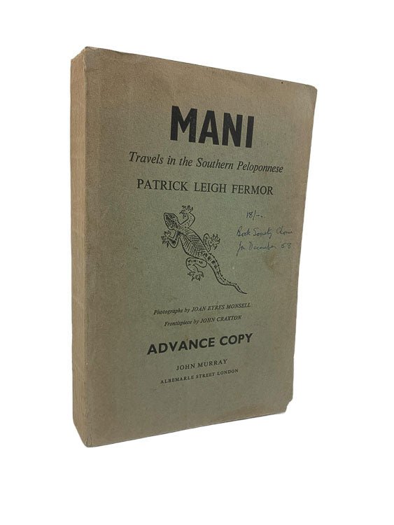 Fermor, Patrick Leigh - Mani | front cover