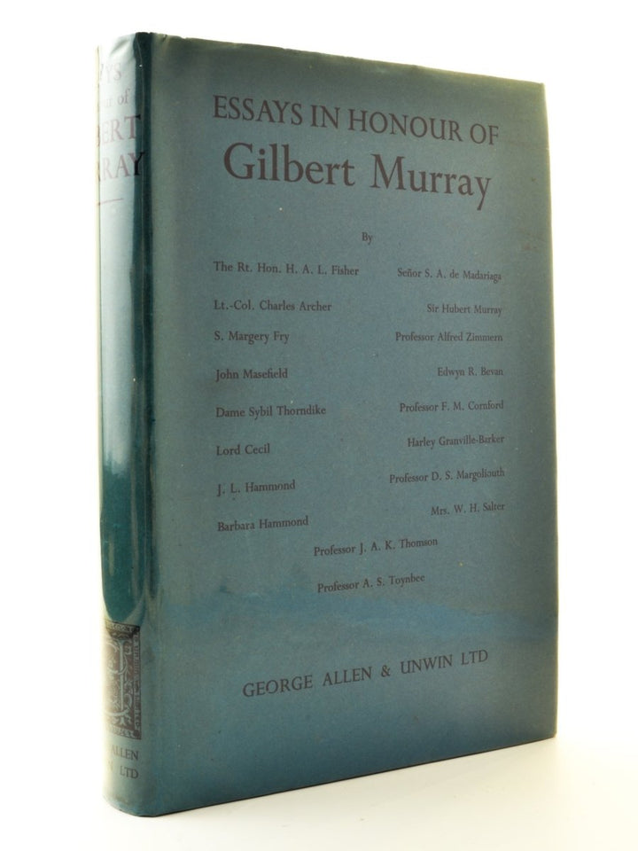 Fisher, H A L - Essays in Honour of Gilbert Murray | front cover