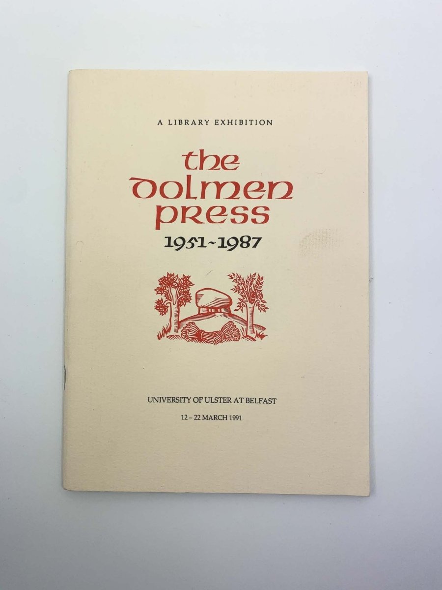 Fitzpatrick, Olivia - The Dolmen Press 1951-1987 | front cover