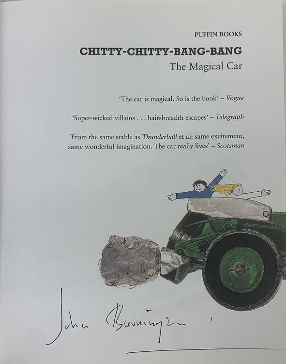 Fleming, Ian - Chitty Chitty Bang Bang - SIGNED | signature page