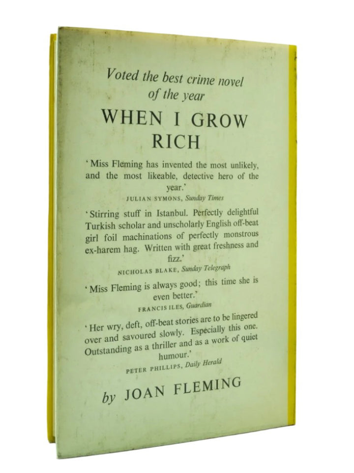 Fleming, Joan - Death of a Sardine | back cover