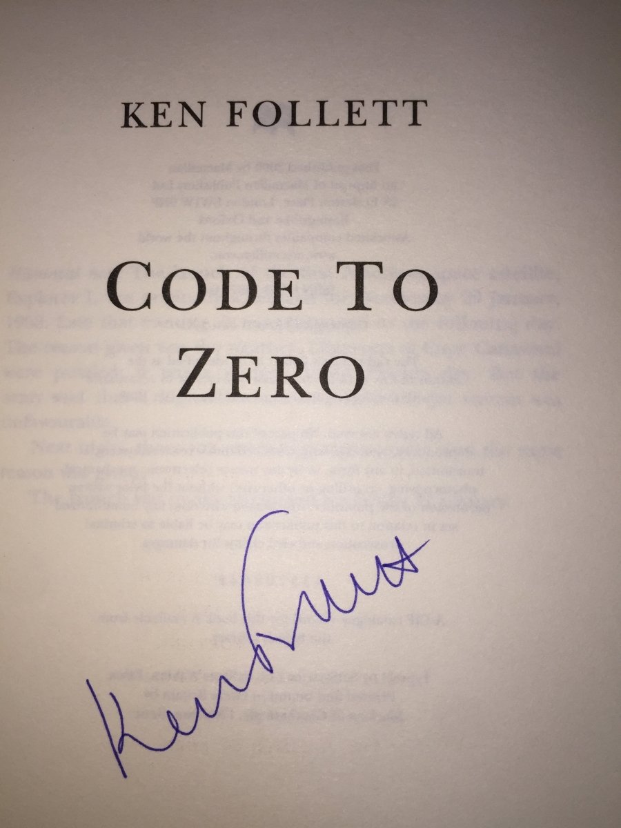 Follett, Ken - Code to Zero | sample illustration