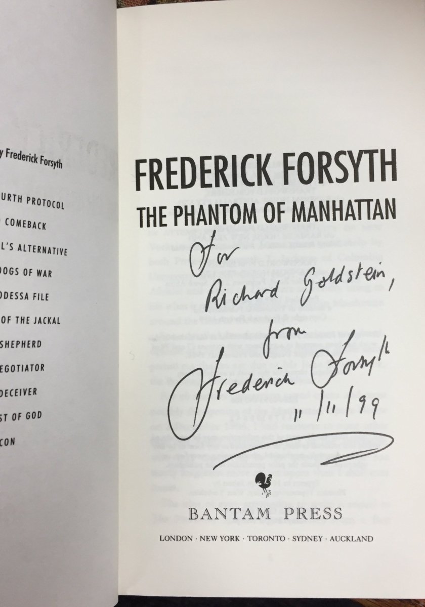 Forsyth, Frederick - The Phantom of Manhattan | sample illustration