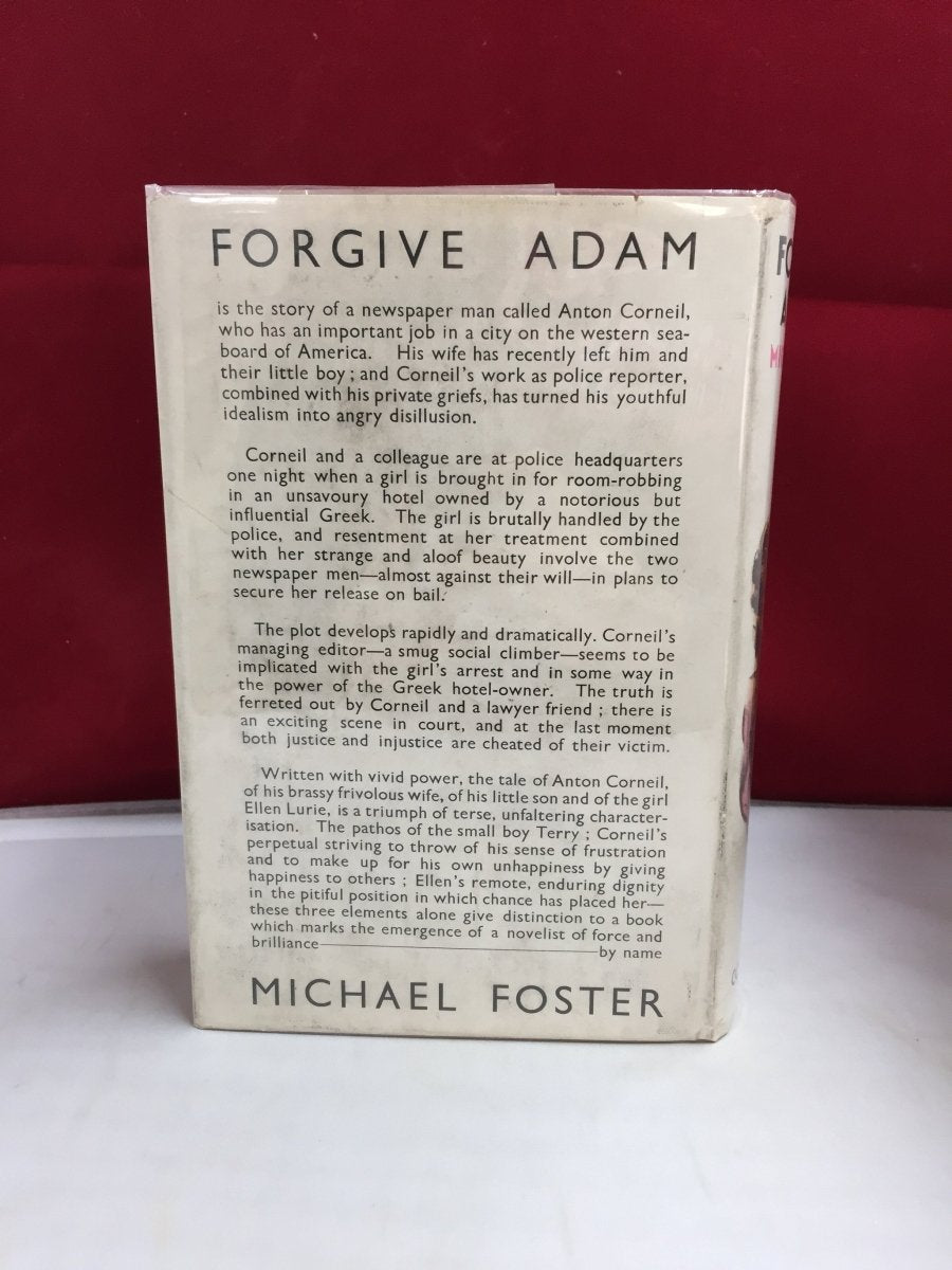 Foster, Michael - Forgive Adam | back cover