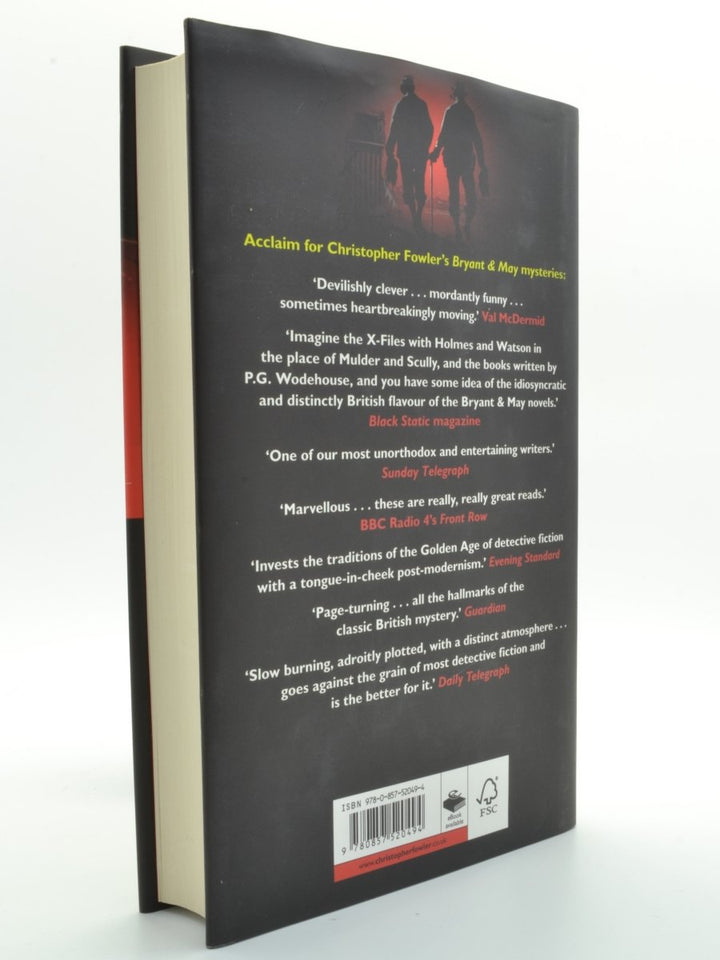 Fowler, Christopher - Bryant and May and the Memory of Blood | back cover