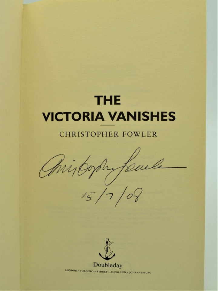 Fowler, Christopher - Bryant and May Investigate The Victoria Vanishes (SIGNED) | back cover