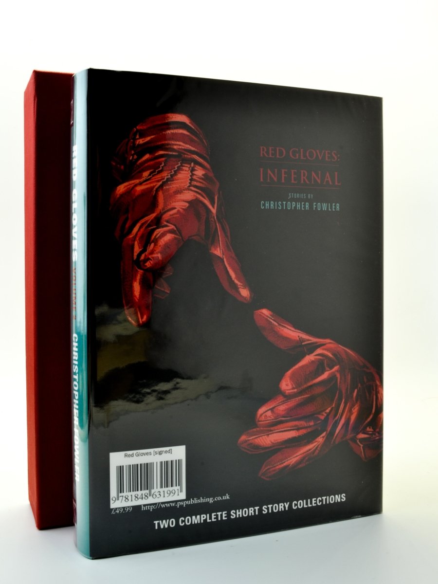 Fowler, Christopher - Red Gloves - SIGNED | back cover