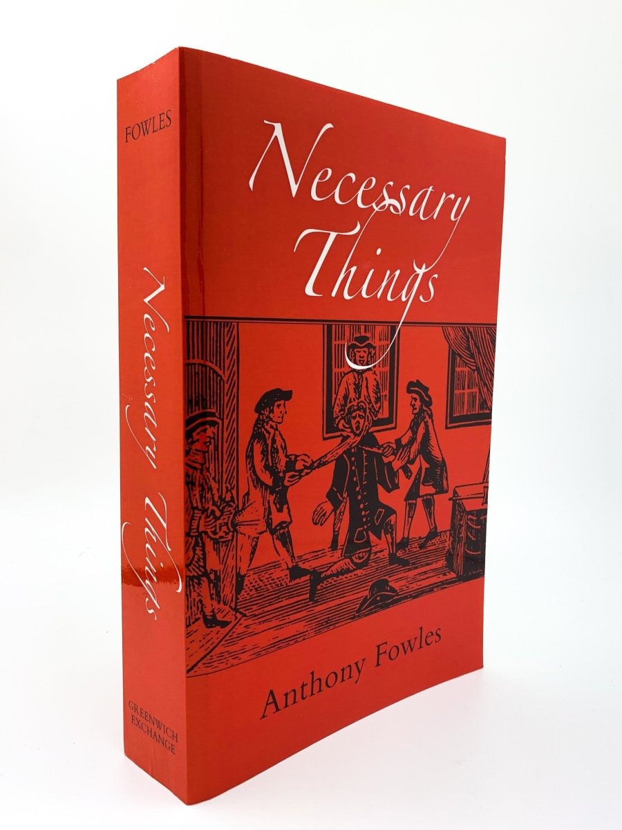 Fowles, Anthony - Necessary Things | front cover