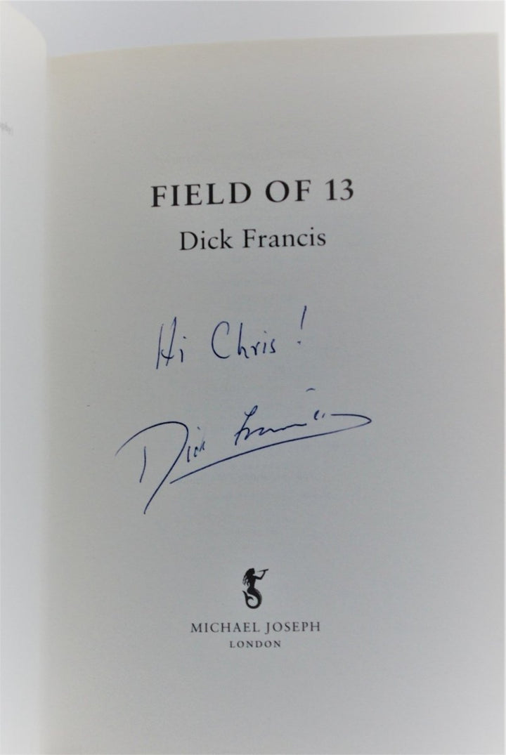 Francis, Dick - Field of Thirteen - SIGNED | image5