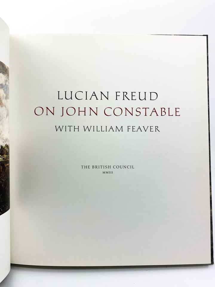 Freud, Lucian - Freud on Constable : Lucian Freud on John Constable | image4