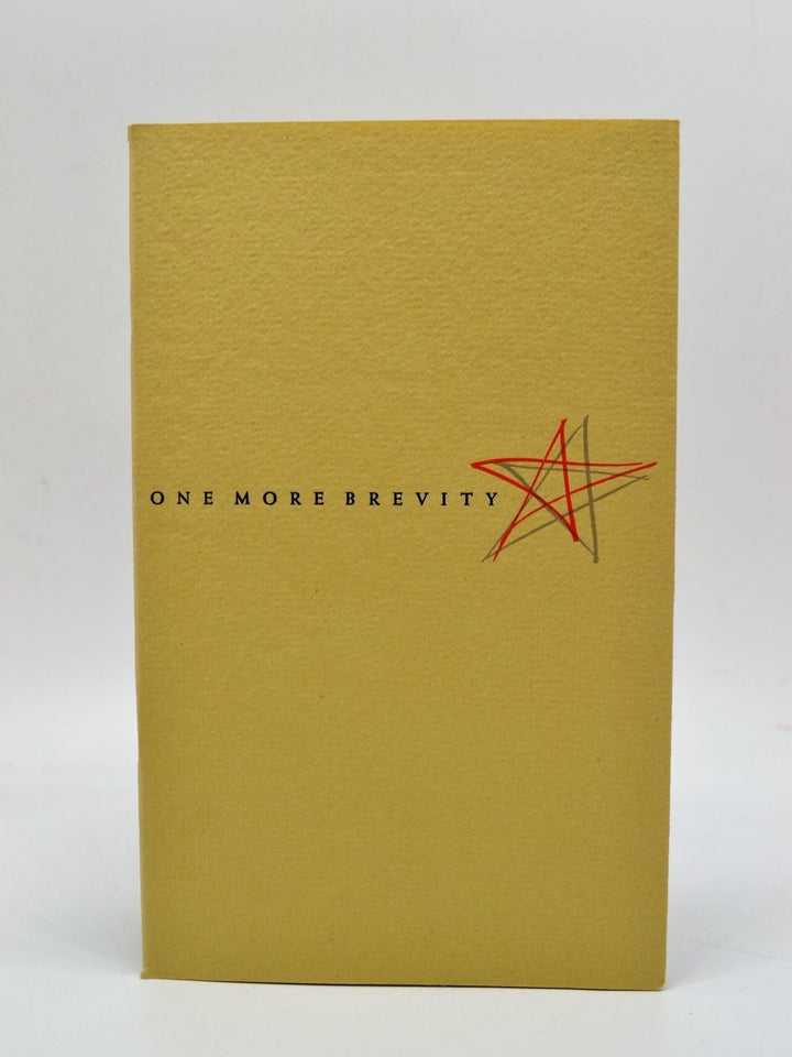 Frost, Robert - One More Brevity | front cover